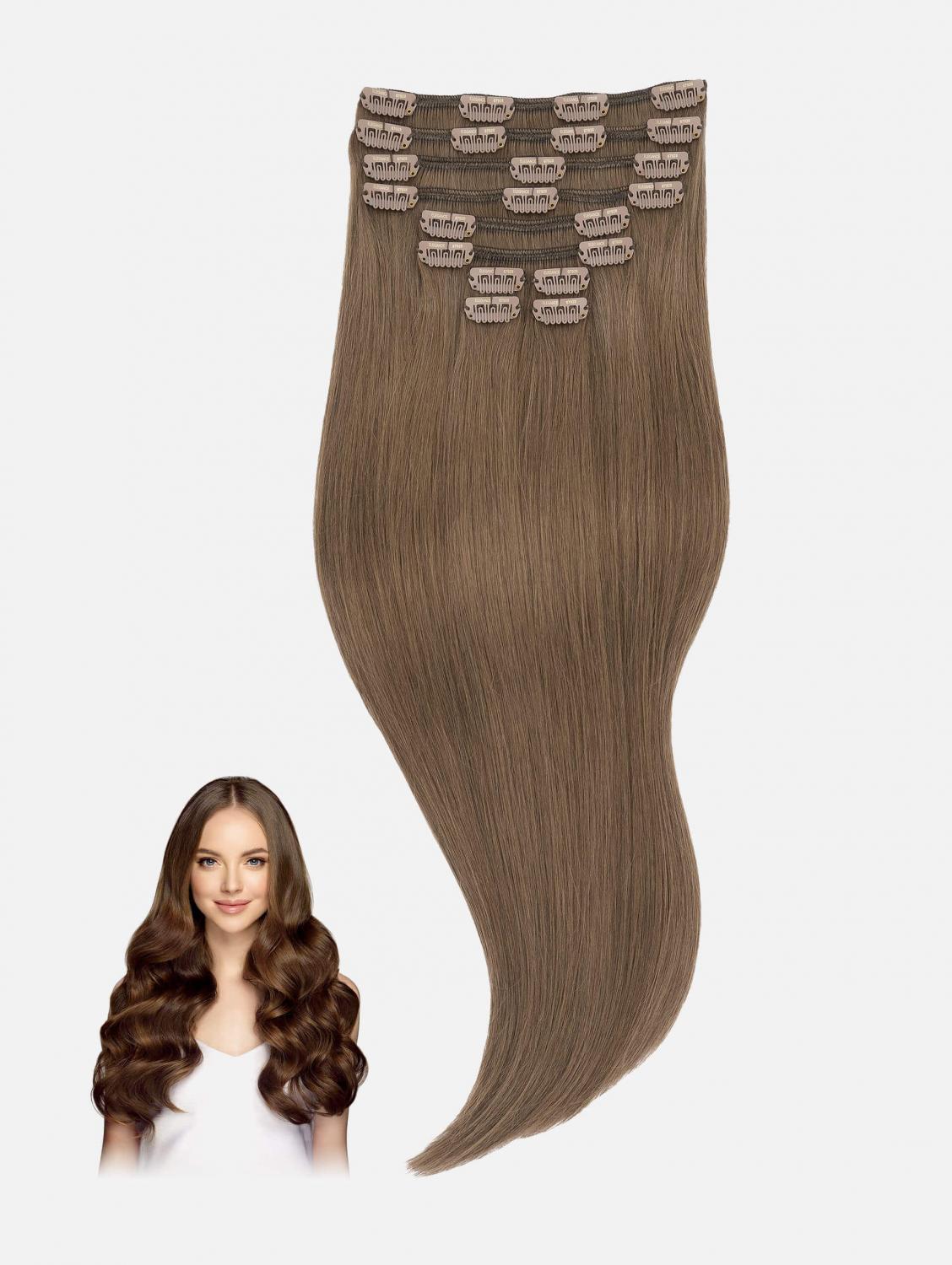 Original Clip-In Extensions Set LUXURY Steil